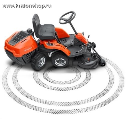 Рейдер-газонокосилка бензиновая Husqvarna R112C5 с декой