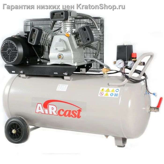 Компрессор с ременной передачей СБ4/С-100.LB40 Remeza AirCast - фото