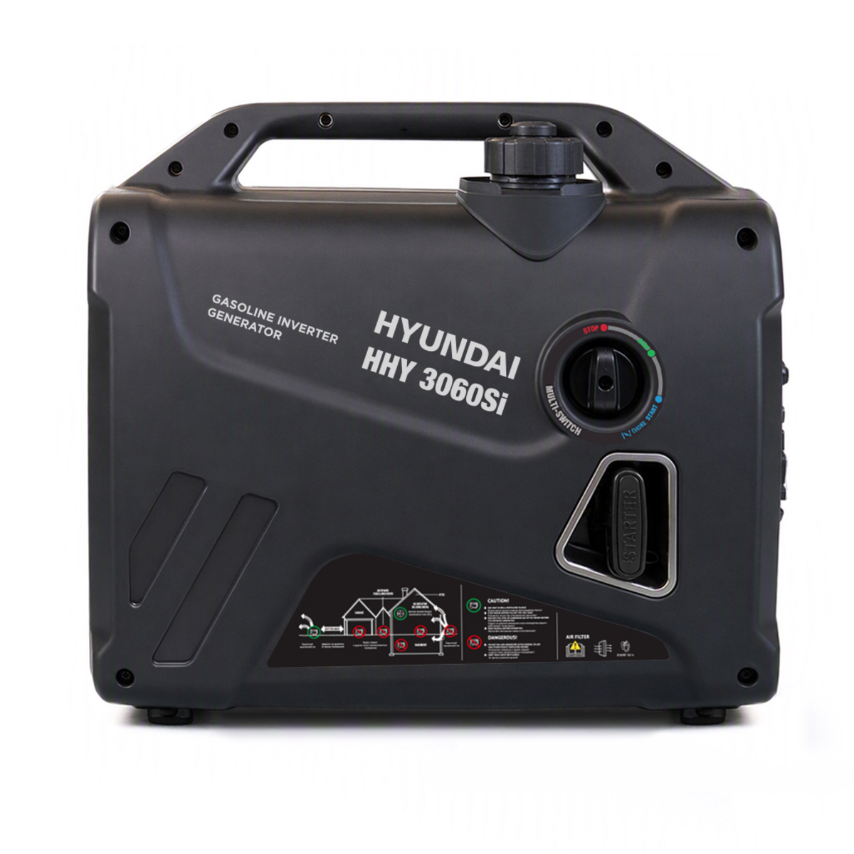 Генератор бензиновый инверторный Hyundai HHY 3060Si — фото 2