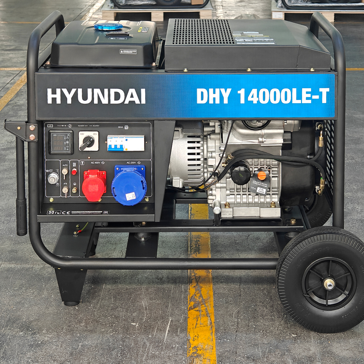 Генератор дизельный Hyundai DHY 14000LE-T — фото 2