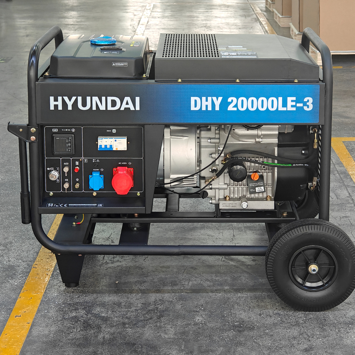 Генератор дизельный Hyundai DHY 20000LE-3 — фото 2