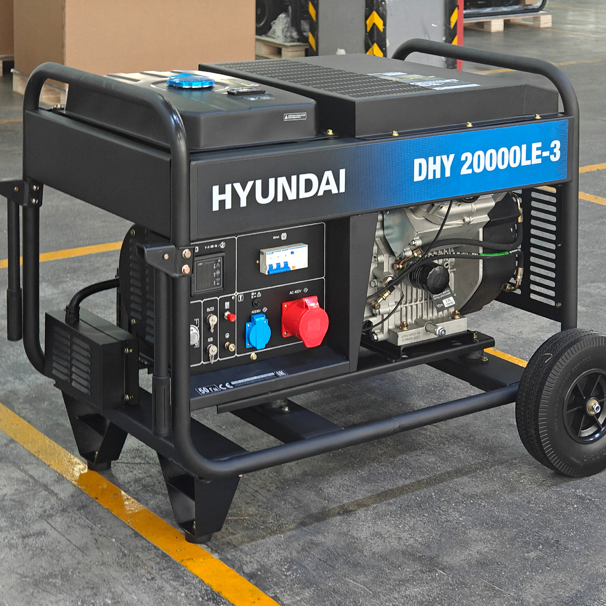 Генератор дизельный Hyundai DHY 20000LE-3 — фото 4