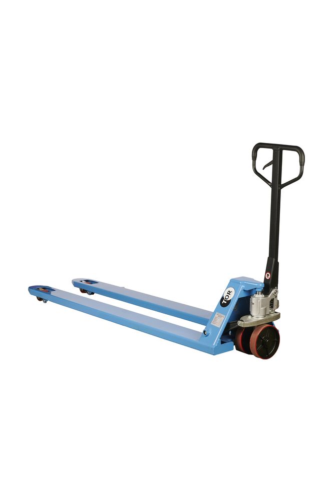Тележка гидравлическая 2500 кг 2000 мм полиуретановые колеса TOR RHP(BF) PRO