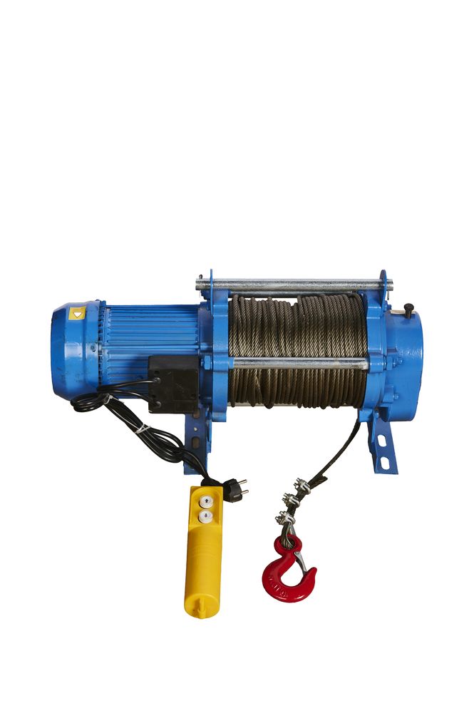 Лебедка электрическая 500 кг 100 м с канатом 220 В TOR KCD