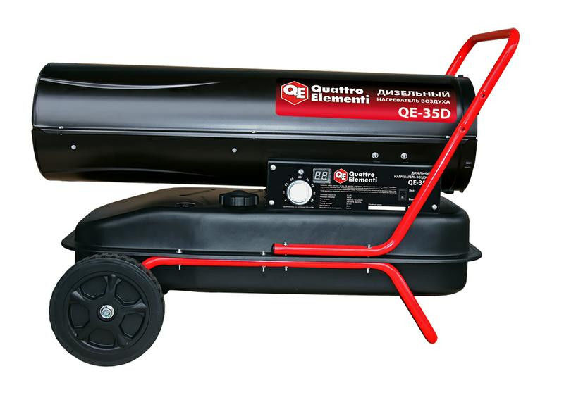 Тепловая пушка без отвода QUATTRO ELEMENTI (Ergus) QE- 35D дизельная - фото