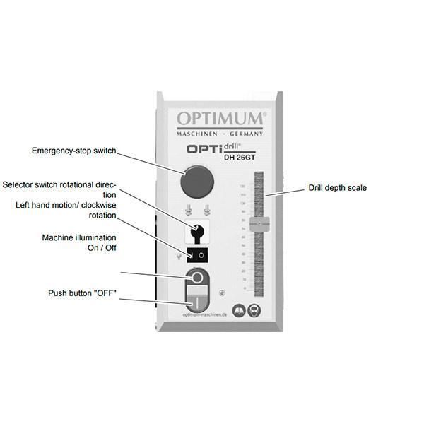 Станок сверлильный Optimum OPTIdrill DH 26GT - фото