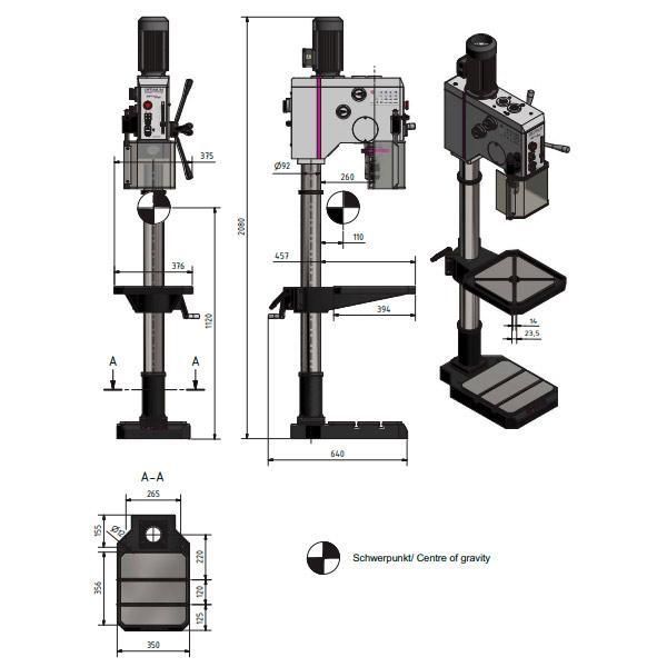 Станок сверлильный Optimum OPTIdrill DH 28GS - фото