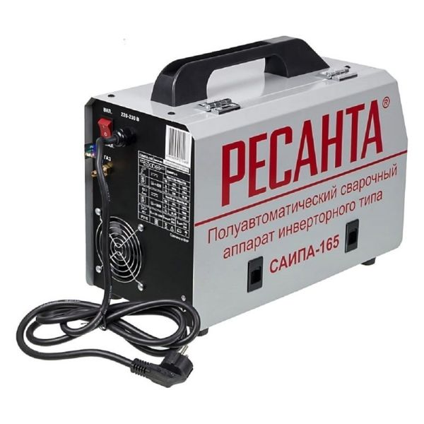 Сварочный аппарат инверторный полуавтоматический Ресанта САИПА-165 - фото