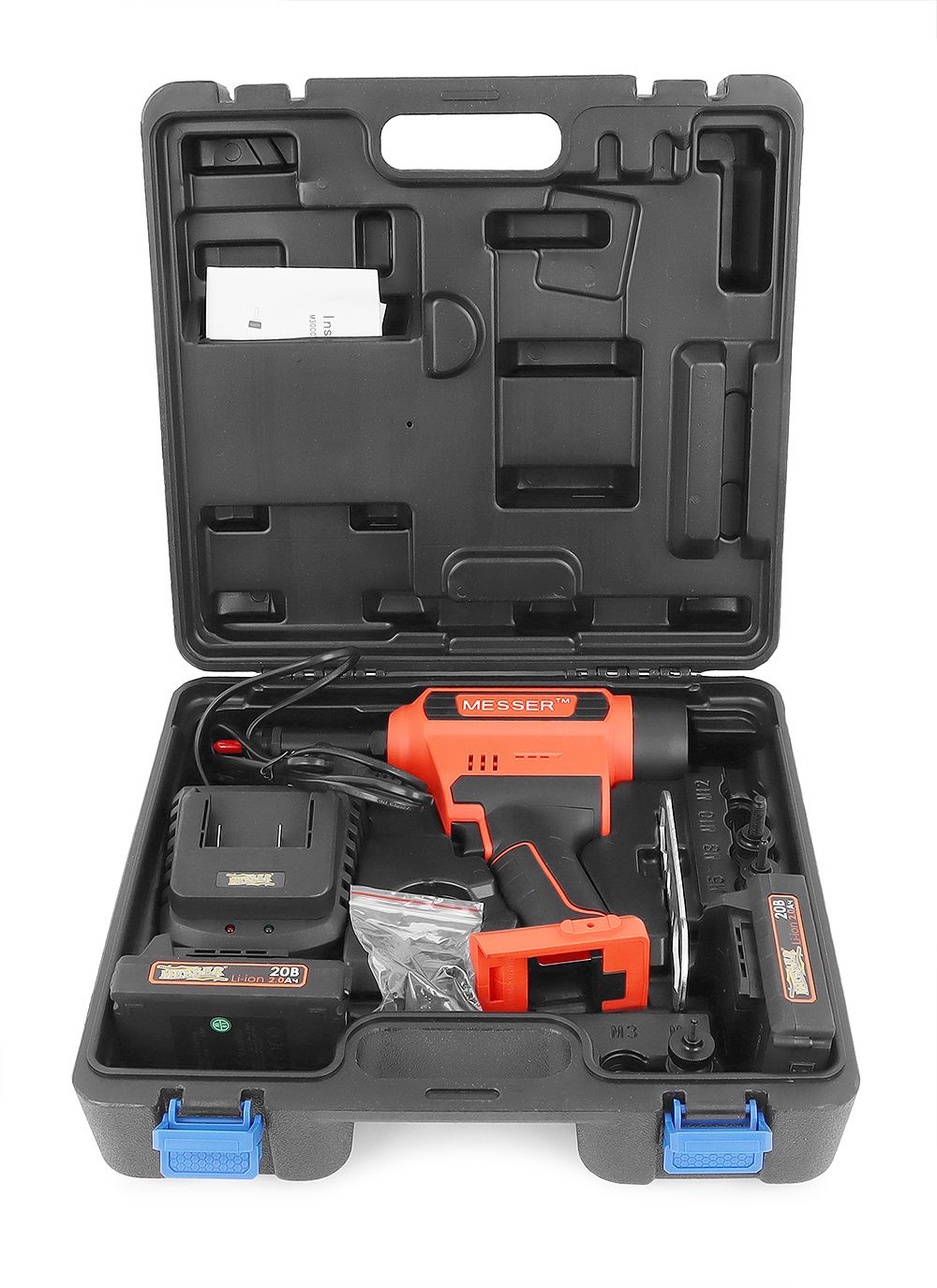 Аккумуляторный резьбовой заклепочник Messer M3000 (М3-М10) - фото