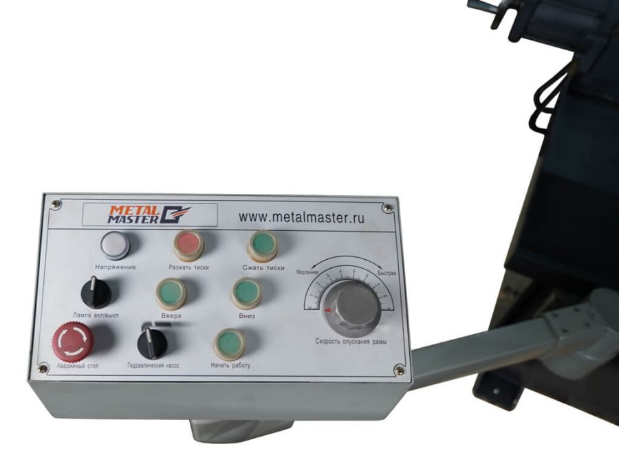 Полуавтоматическая ленточная пила по металлу Metal Master BSM-330R SAF - фото