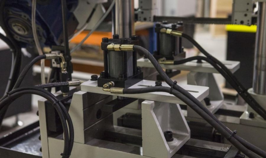 Станок ленточный автоматический двухколонный STALEX TBK-4228B - фото