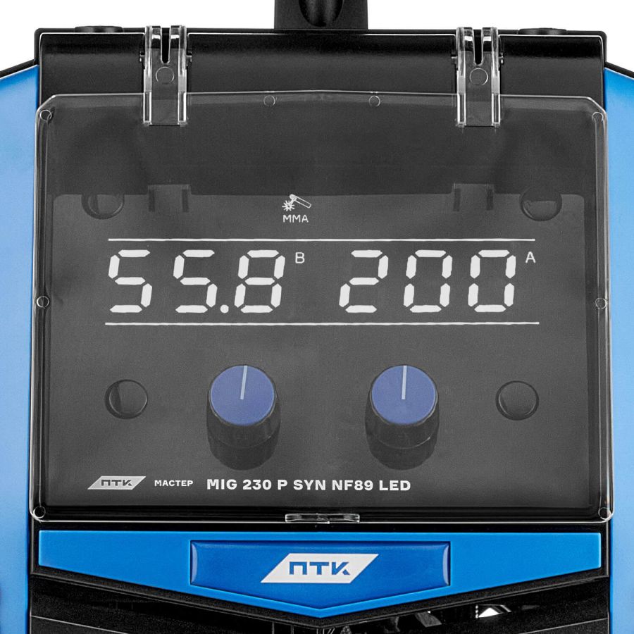 Сварочный полуавтомат ПТК Мастер MIG 230 P SYN NF89 LED - фото