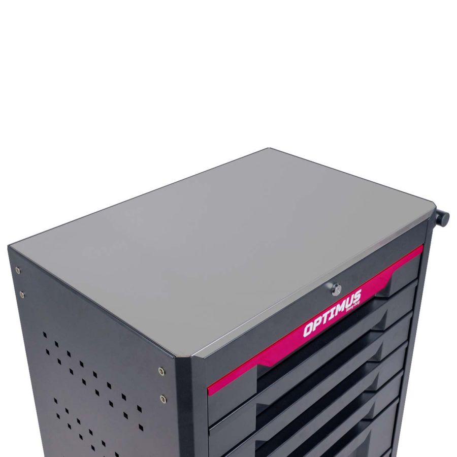 Тележка инструментальная OPTIMUS OPT-717M с набором инструмента - фото