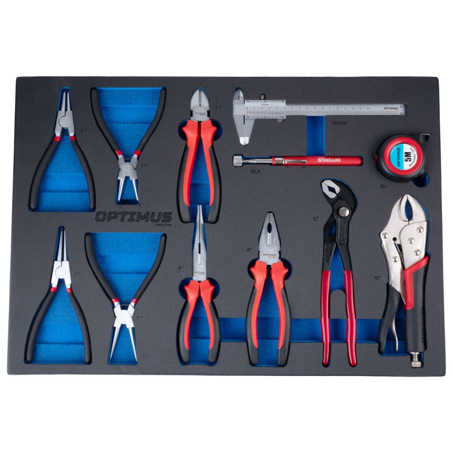 Тележка инструментальная OPTIMUS OPT-717M с набором инструмента - фото