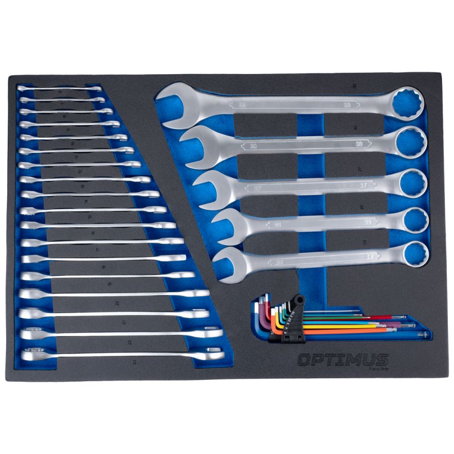 Тележка инструментальная OPTIMUS OPT-717M с набором инструмента - фото