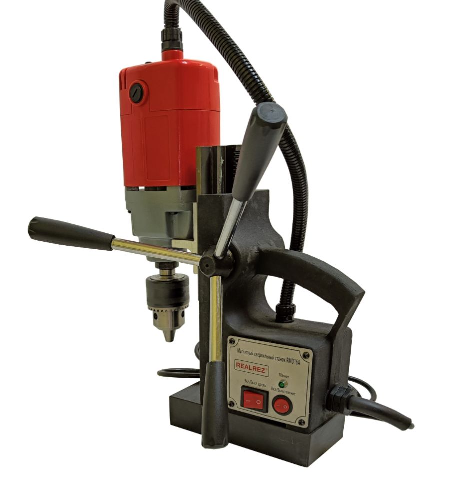 Станок сверлильный на магнитном основании REALREZ RMD16A 900W - фото