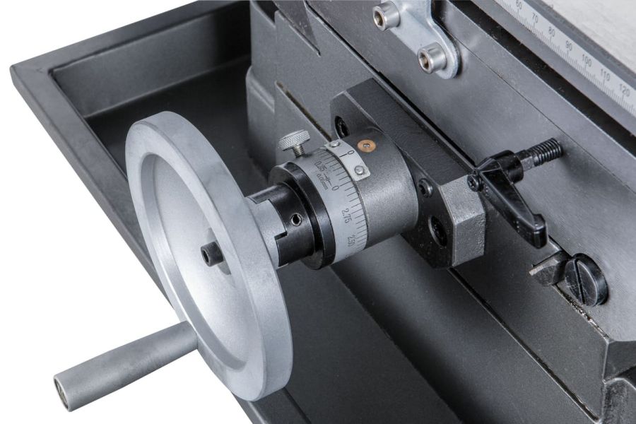 Редукторный фрезерно-сверлильный станок с автоматической подачей пиноли шпинделя JET JMD-45LPF - фото