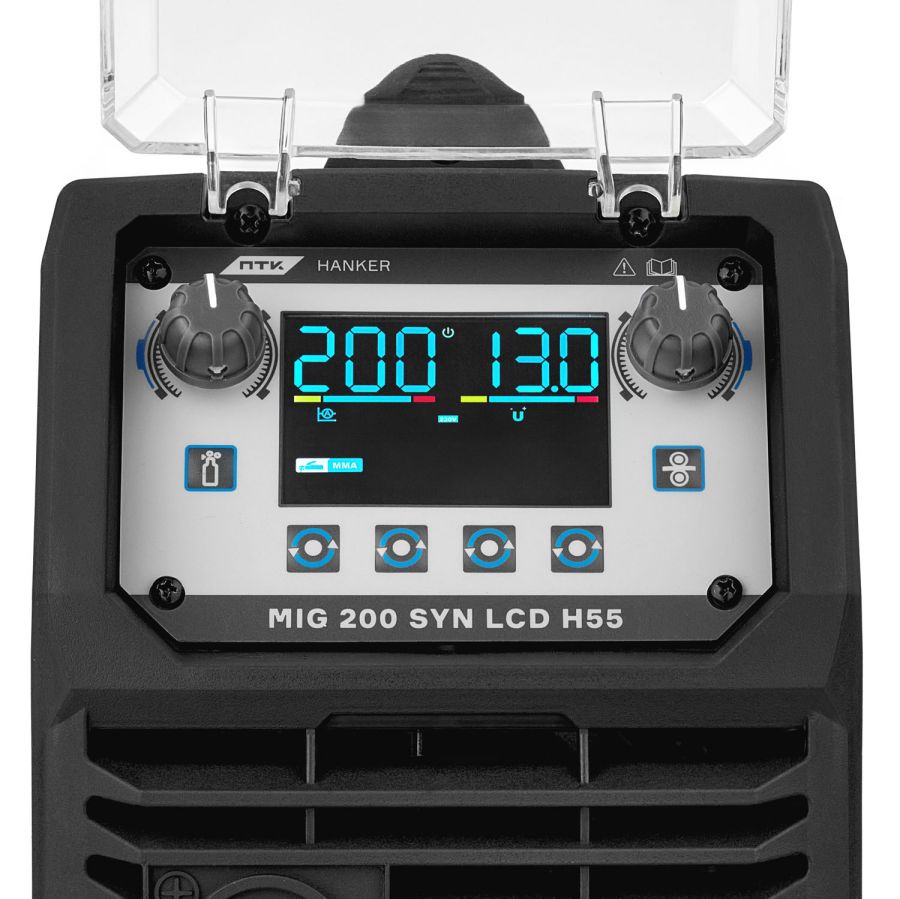 Сварочный полуавтомат ПТК HANKER MIG 200 SYN LCD H55 - фото