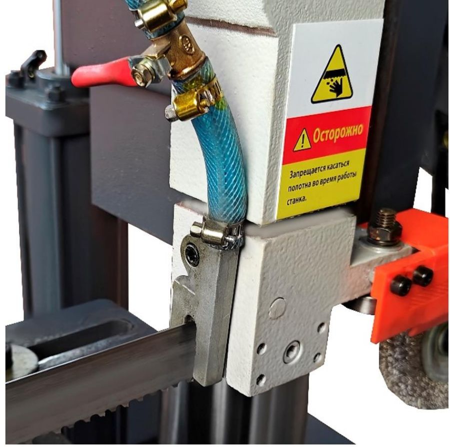 Двухколонный полуавтоматический ленточнопильный станок Metal Master MGH-350E - фото