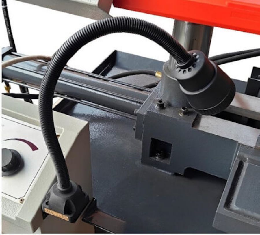 Двухколонный полуавтоматический ленточнопильный станок Metal Master MGH-350E - фото