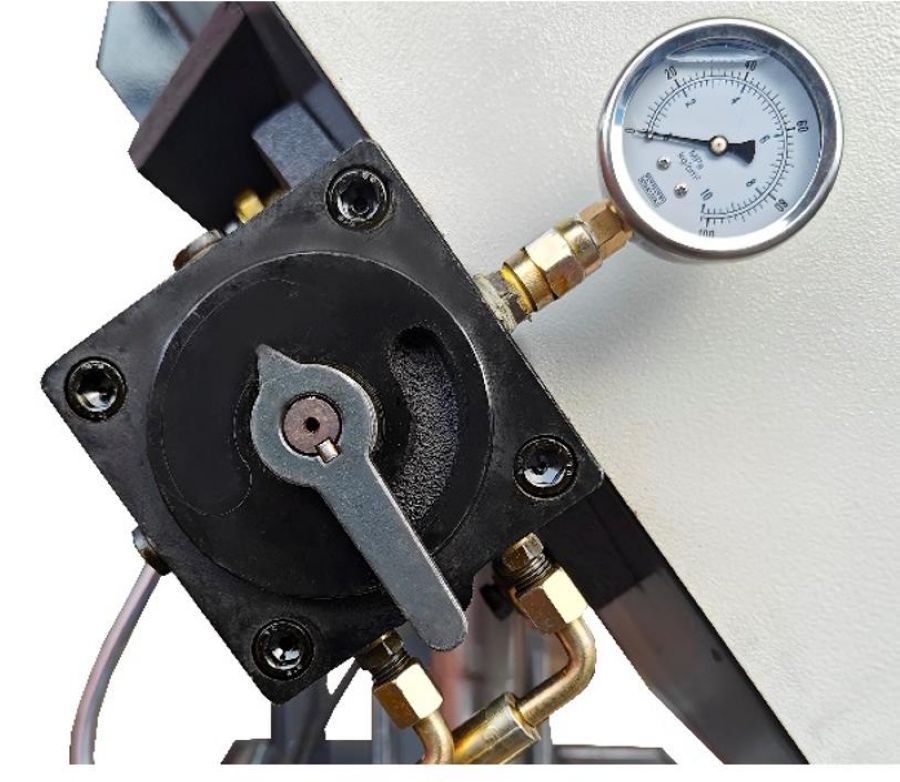 Двухколонный полуавтоматический ленточнопильный станок Metal Master MGH-350E - фото