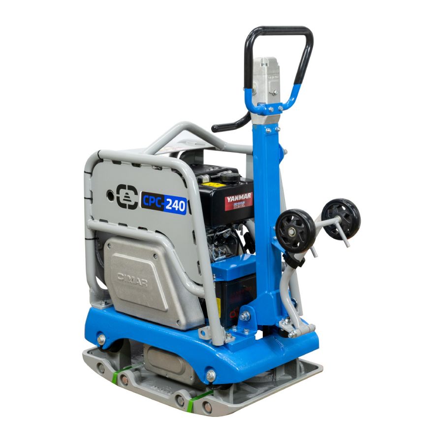 Виброплита реверсивная гидравлическая CIMAR CPC-240 (YANMAR L70, дизель) - фото