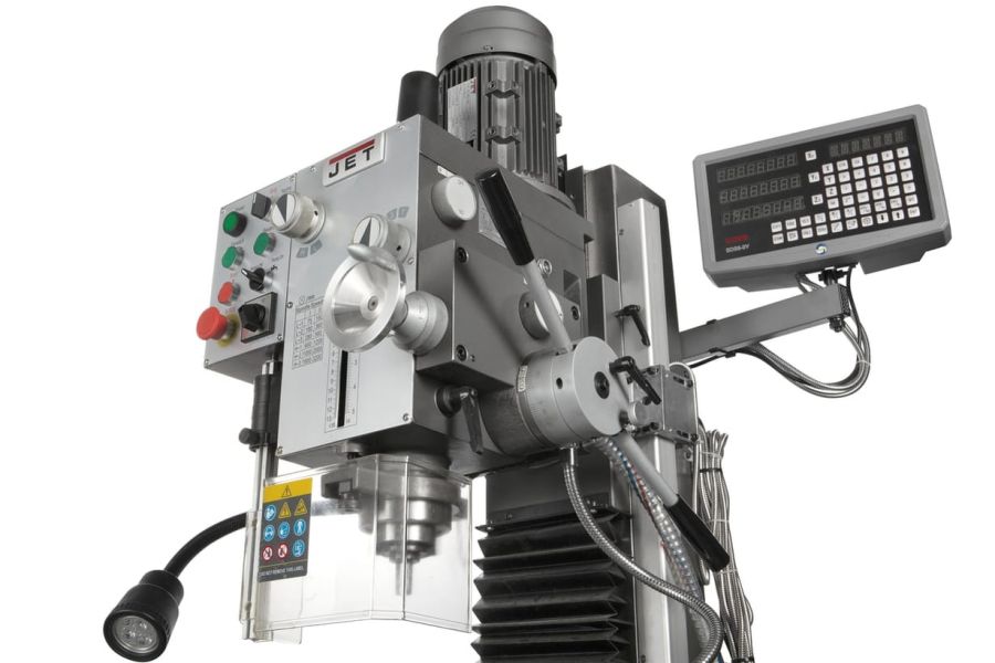 Редукторный фрезерно-сверлильный станок JET JMD-45LPFD - фото