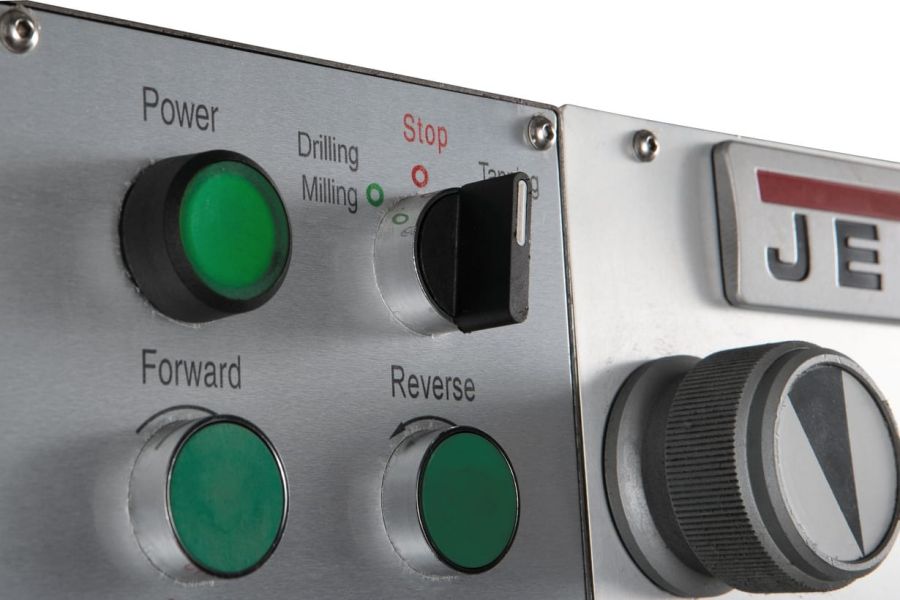 Редукторный фрезерно-сверлильный станок JET JMD-45LPFD - фото