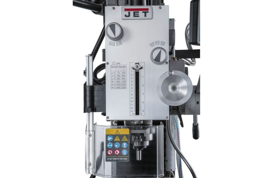 Редукторный фрезерно-сверлильный станок JET JMD-50LPFD - фото