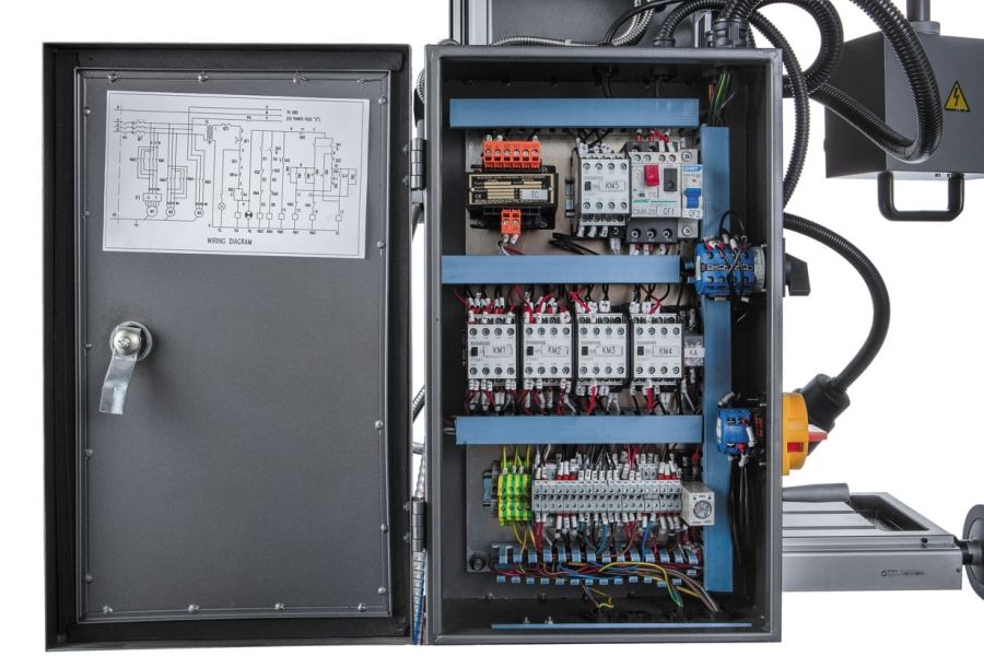 Редукторный фрезерно-сверлильный станок JET JMD-50LPFD - фото