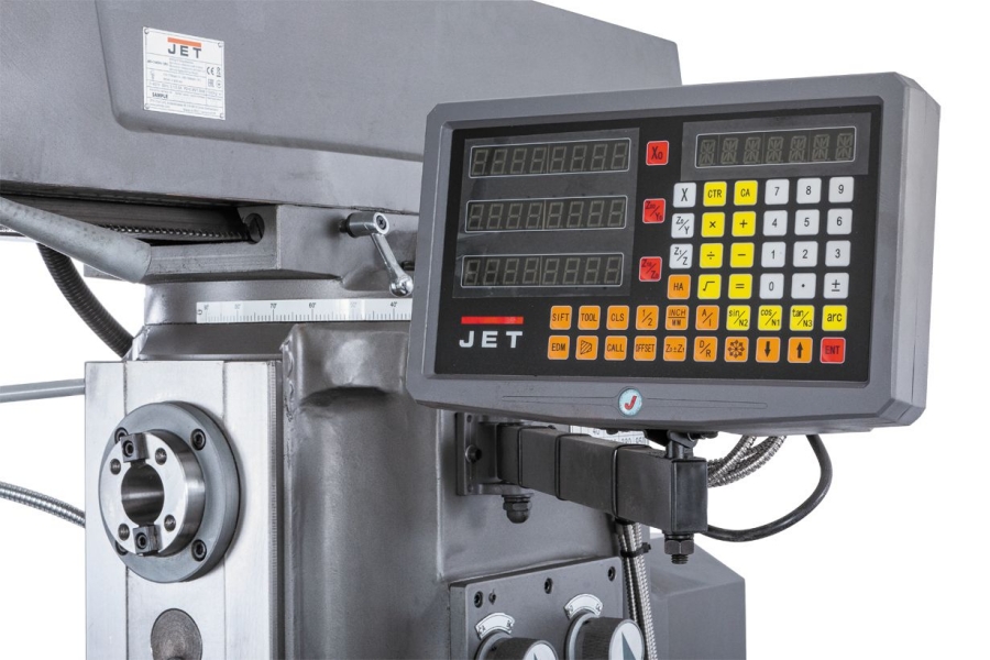 Широкоуниверсальный фрезерный станок JET JMD-1144GHV DRO - фото