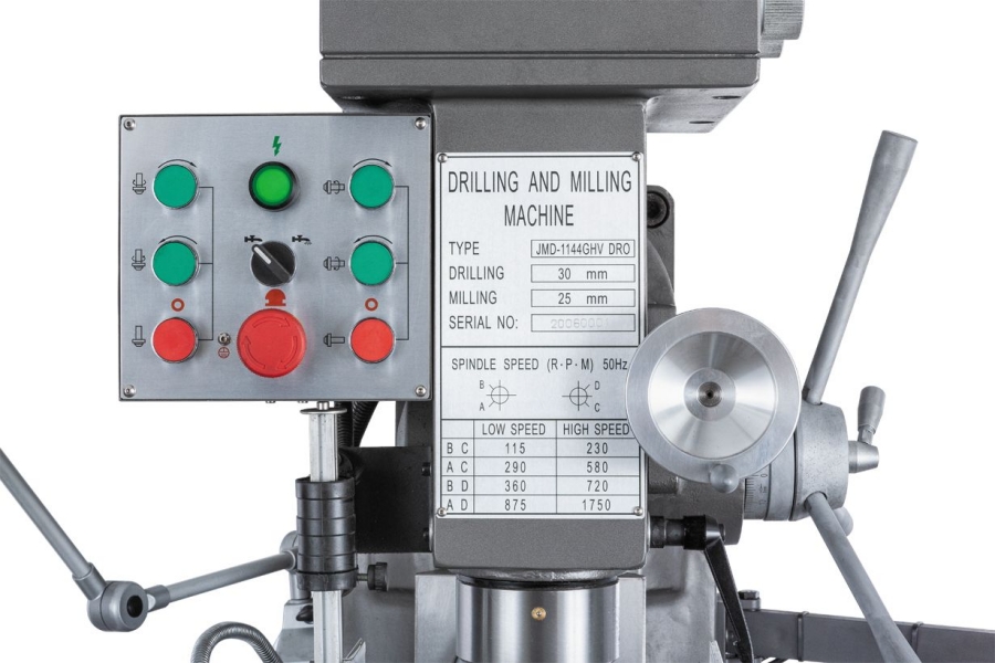Широкоуниверсальный фрезерный станок JET JMD-1144GHV DRO - фото
