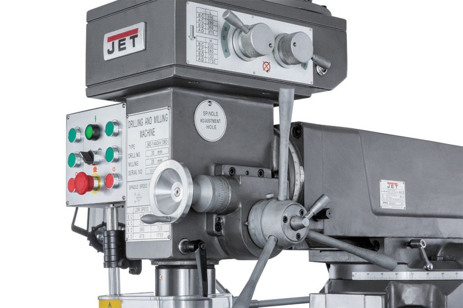Широкоуниверсальный фрезерный станок JET JMD-1144GHV DRO - фото