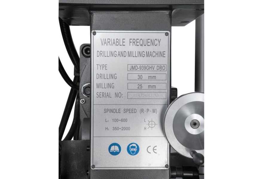 Широкоуниверсальный фрезерный станок JET JMD-939GHV DRO - фото
