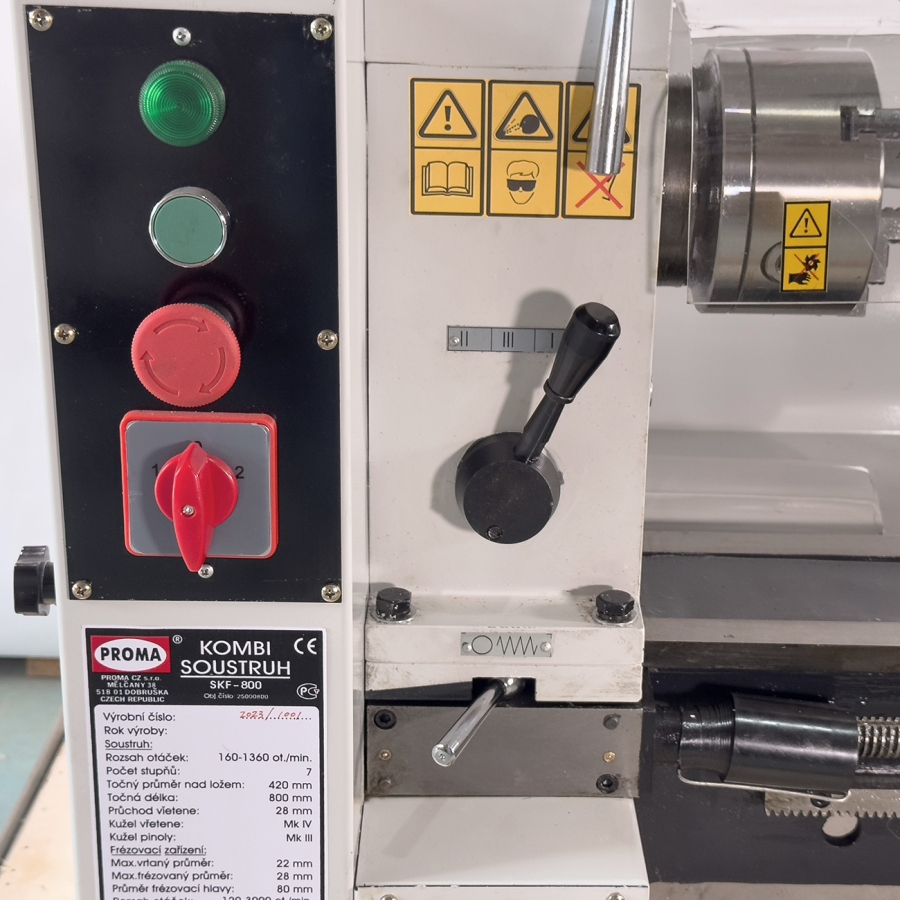 Комбинированный токарный станок PROMA SKF-800 - фото