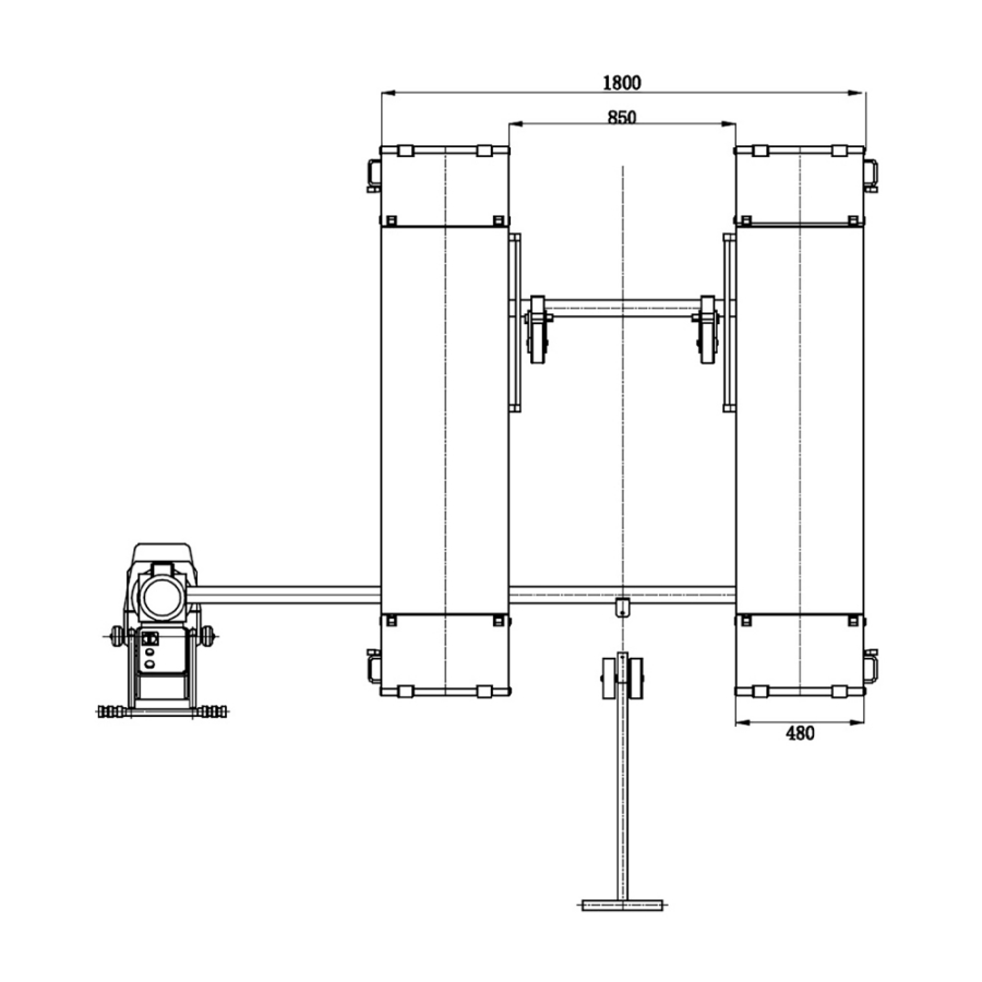 Ножничный подъемник Wieder Kraft WDK-505Z - фото