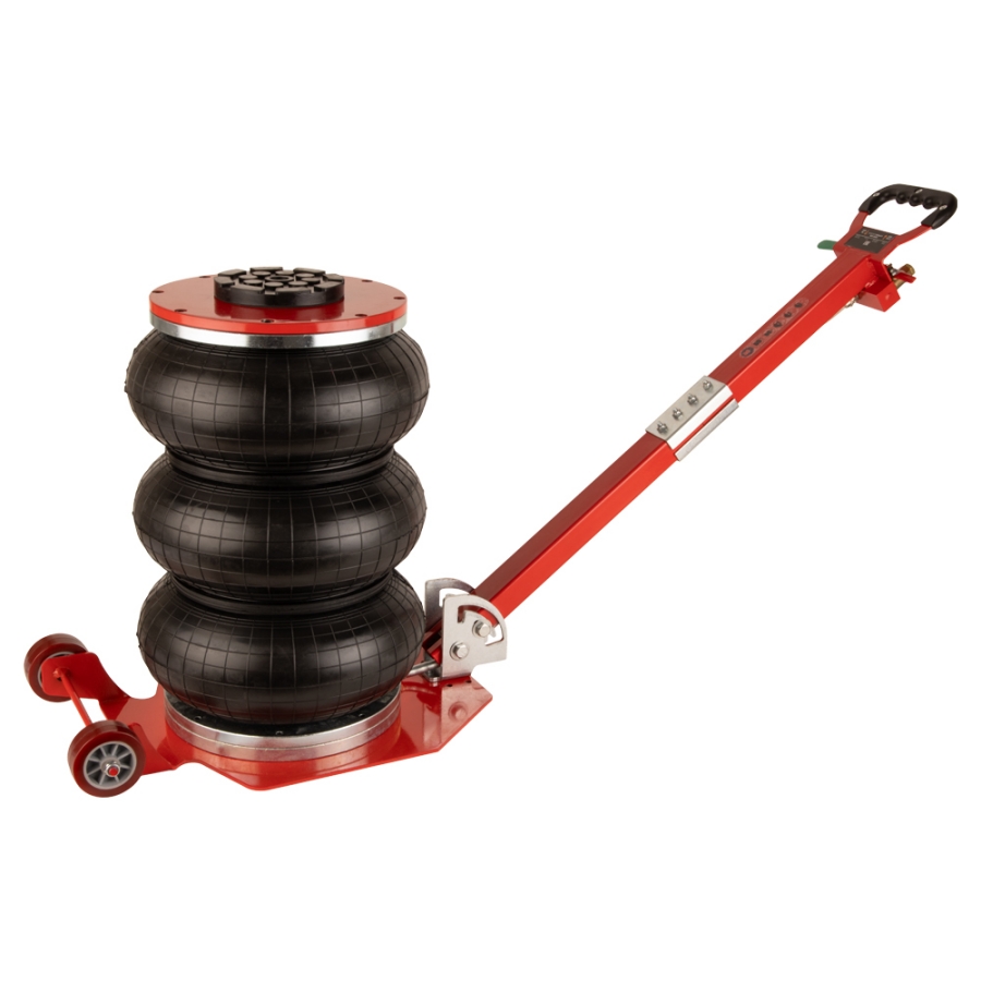 Домкрат подкатной пневматический WiederKraft WDK-81813D - фото