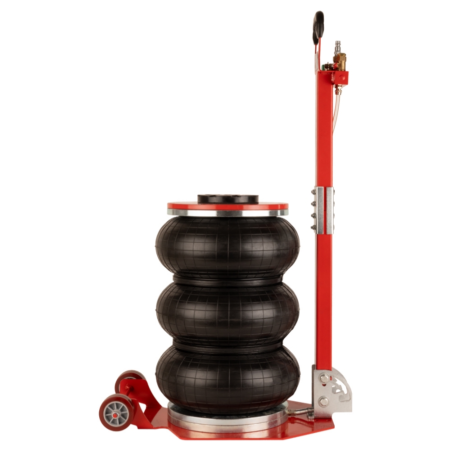 Домкрат подкатной пневматический WiederKraft WDK-81813D - фото