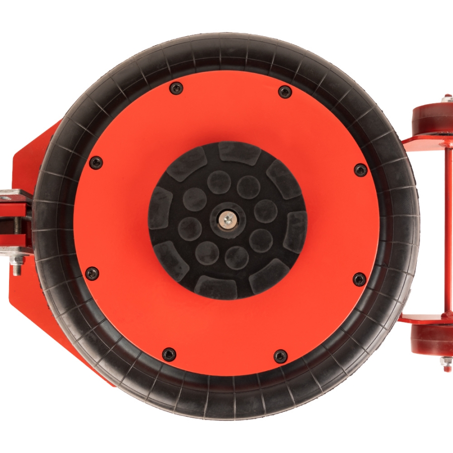 Домкрат подкатной пневматический WiederKraft WDK-81813D - фото