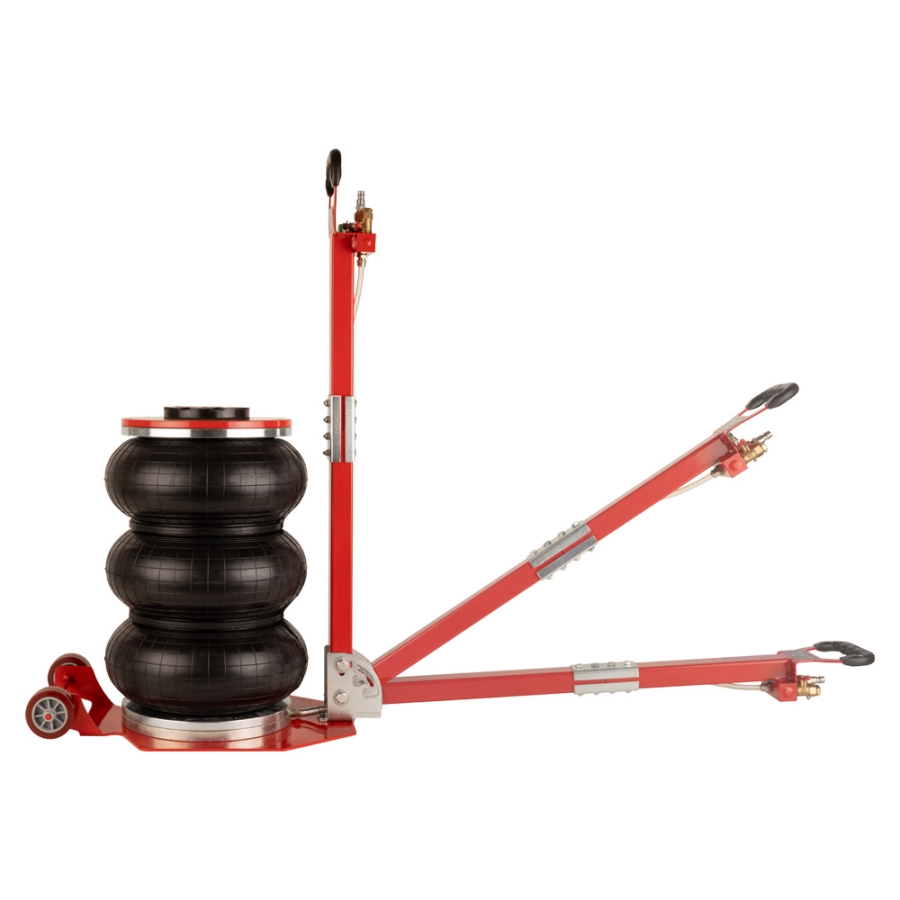 Домкрат подкатной пневматический WiederKraft WDK-81813D - фото