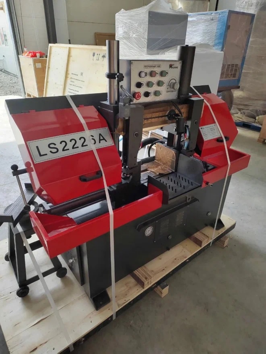 Двухколонный полуавтоматический ленточнопильный станок MetMachine LS2226-000000 - фото