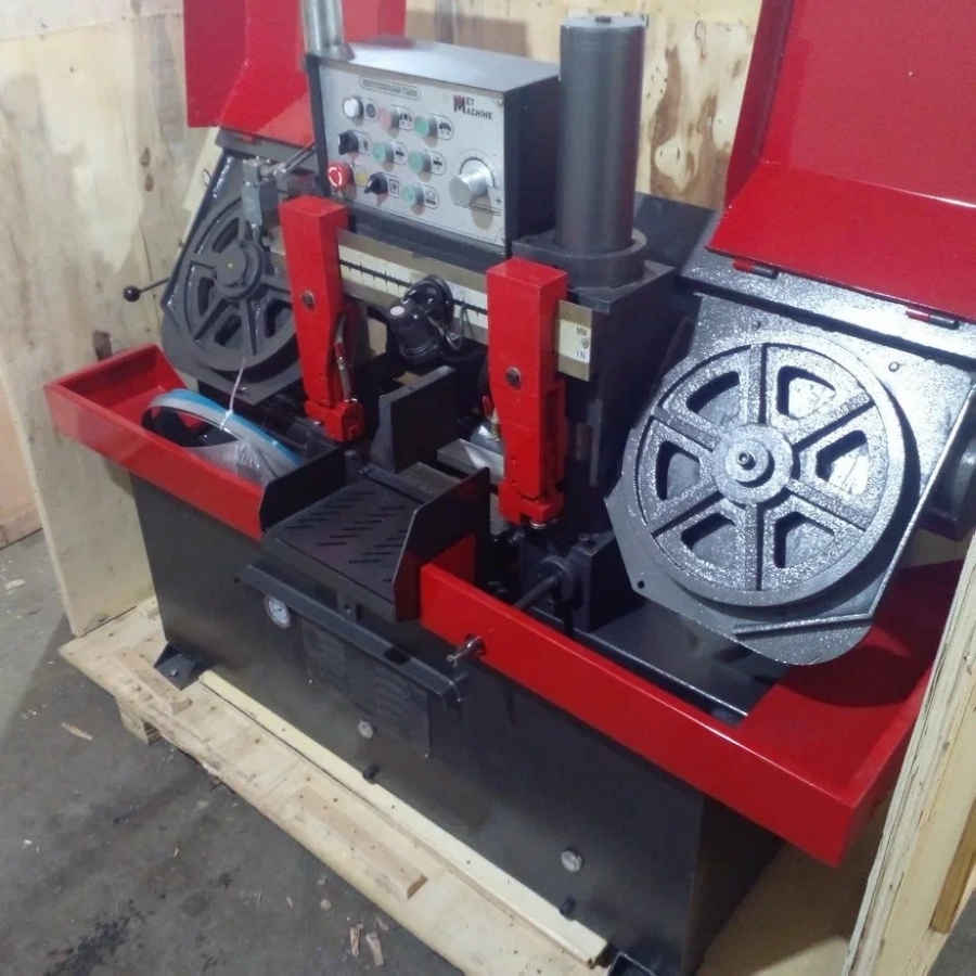 Двухколонный полуавтоматический ленточнопильный станок MetMachine LS2226-000000 - фото