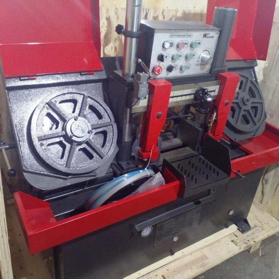 Двухколонный полуавтоматический ленточнопильный станок MetMachine LS2226-000000 - фото