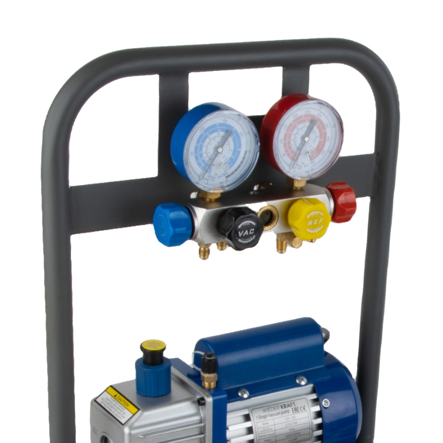 Установка для заправки автомобильных кондиционеров Wieder Kraft WDK-AC50 - фото