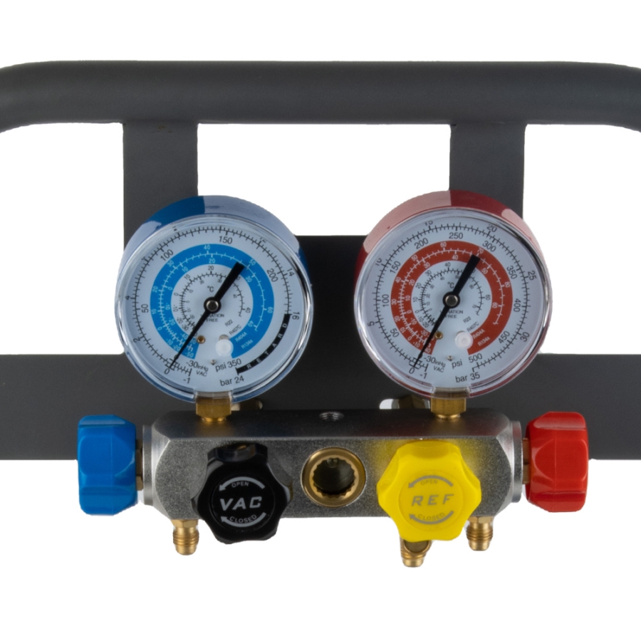 Установка для заправки автомобильных кондиционеров Wieder Kraft WDK-AC50 - фото