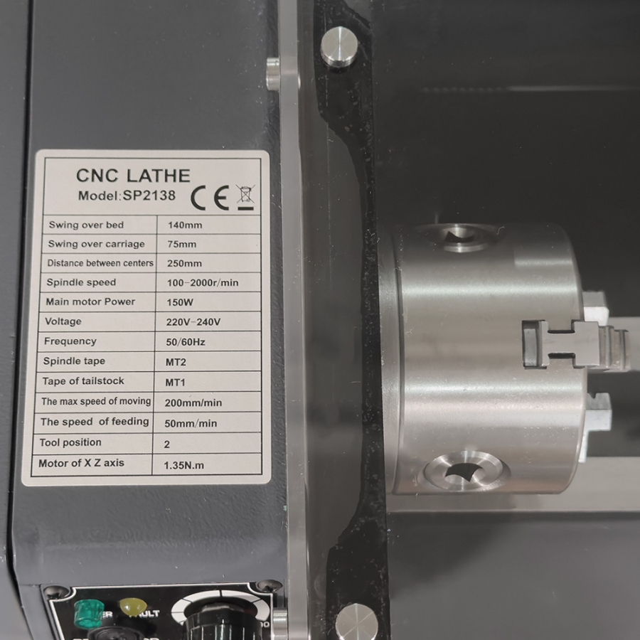 Станок токарный VISPROM SP2138 с ЧПУ - фото