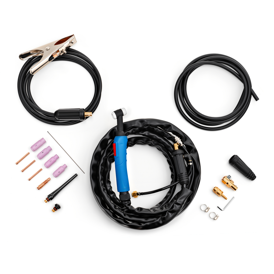 Аппарат аргонодуговой сварки ЕВМ TIG WavePower 200 AC/DC Pulse LED с комплектом - фото