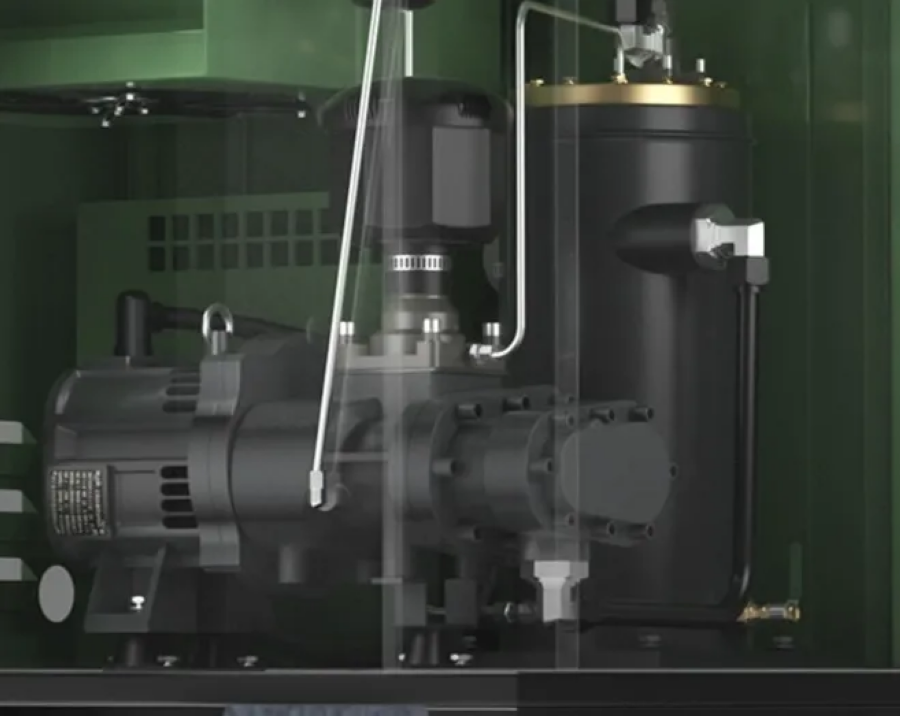 Компрессор винтовой Spitzenreiter S-20DF с частотным преобразователем 8 бар - фото