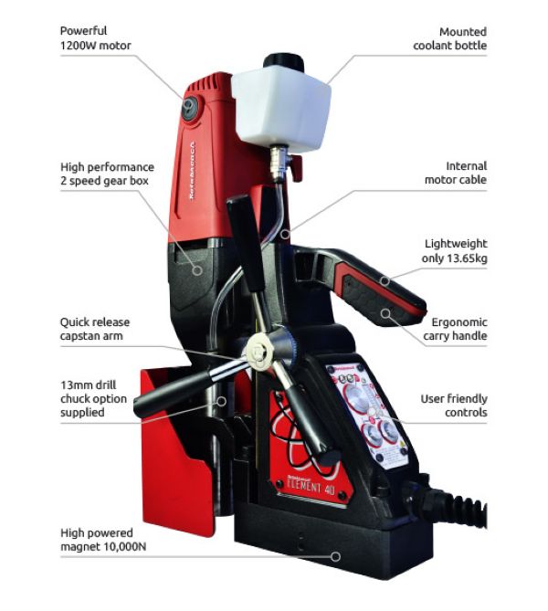 Станок сверлильный на магнитном основании Rotabroach ELEMENT-40 - фото