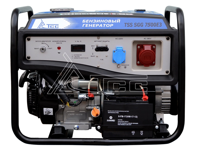Генератор бензиновый TSS SGG 7500Е3 - фото